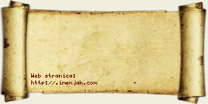 Anđelija Radmilović vizit kartica